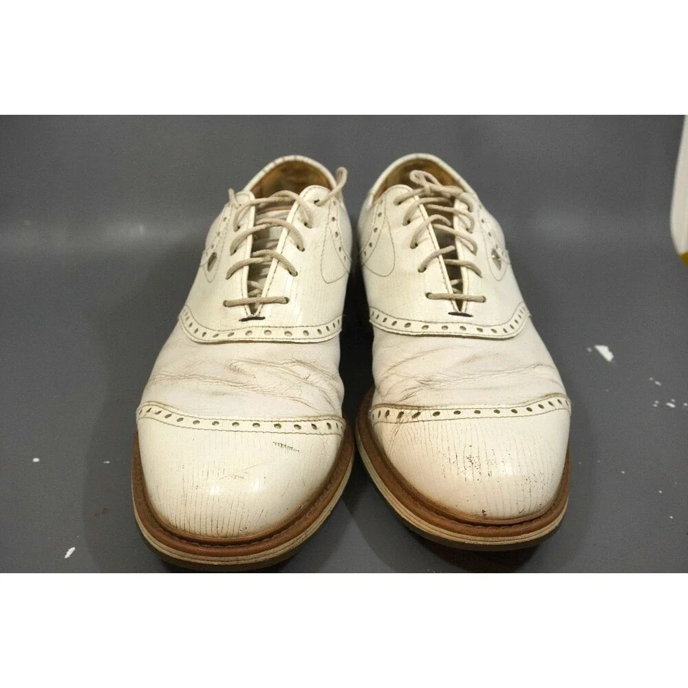 FootJoy Premiere Series Wilcox 54322 White Men Golf Shoes Mens Size 9.5 M